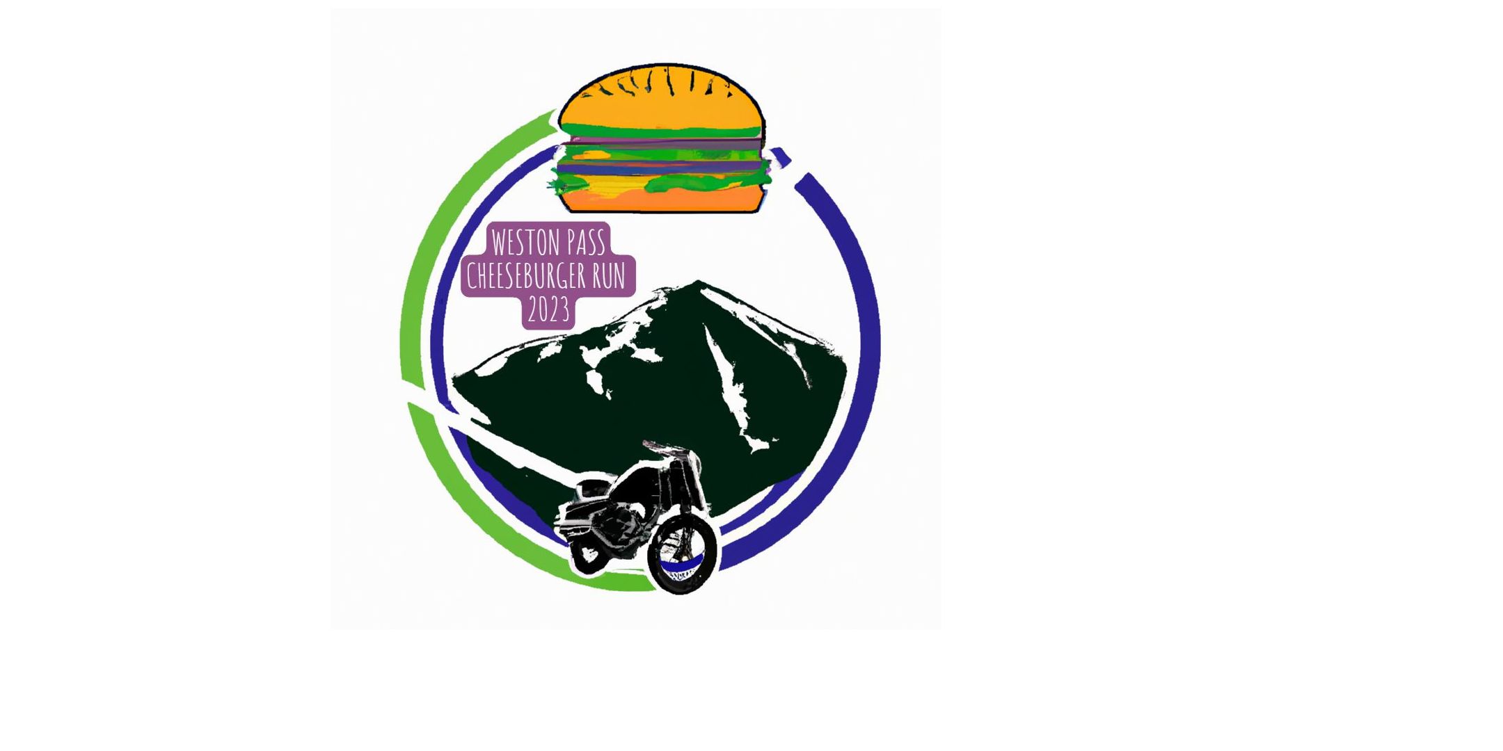 Weston Pass Cheeseburger Run Logo